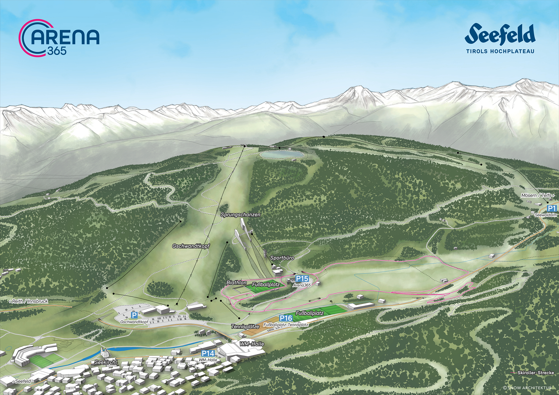 Arena365-Tourismuskarte-Rendering-Schrift-Sommer