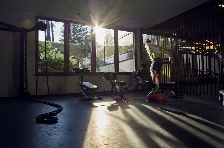 Sportler bei Training in Seefeld