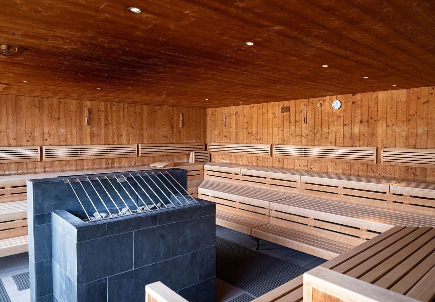 Olympiabad Seefeld - Aufnahme ohne Menschen Panormasauna