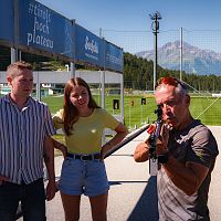 WM Arena im Sommer_Paar bei Biathlon Erlebnis
