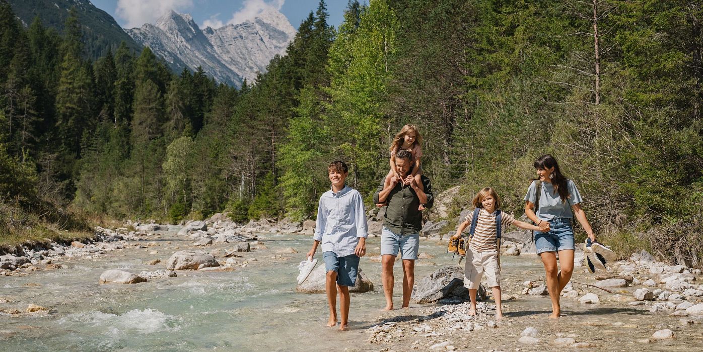 Familie in der Region Seefeld - Leutascher Ache