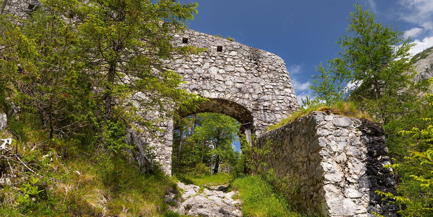 Porta Claudia Scharnitz - Eingangstor