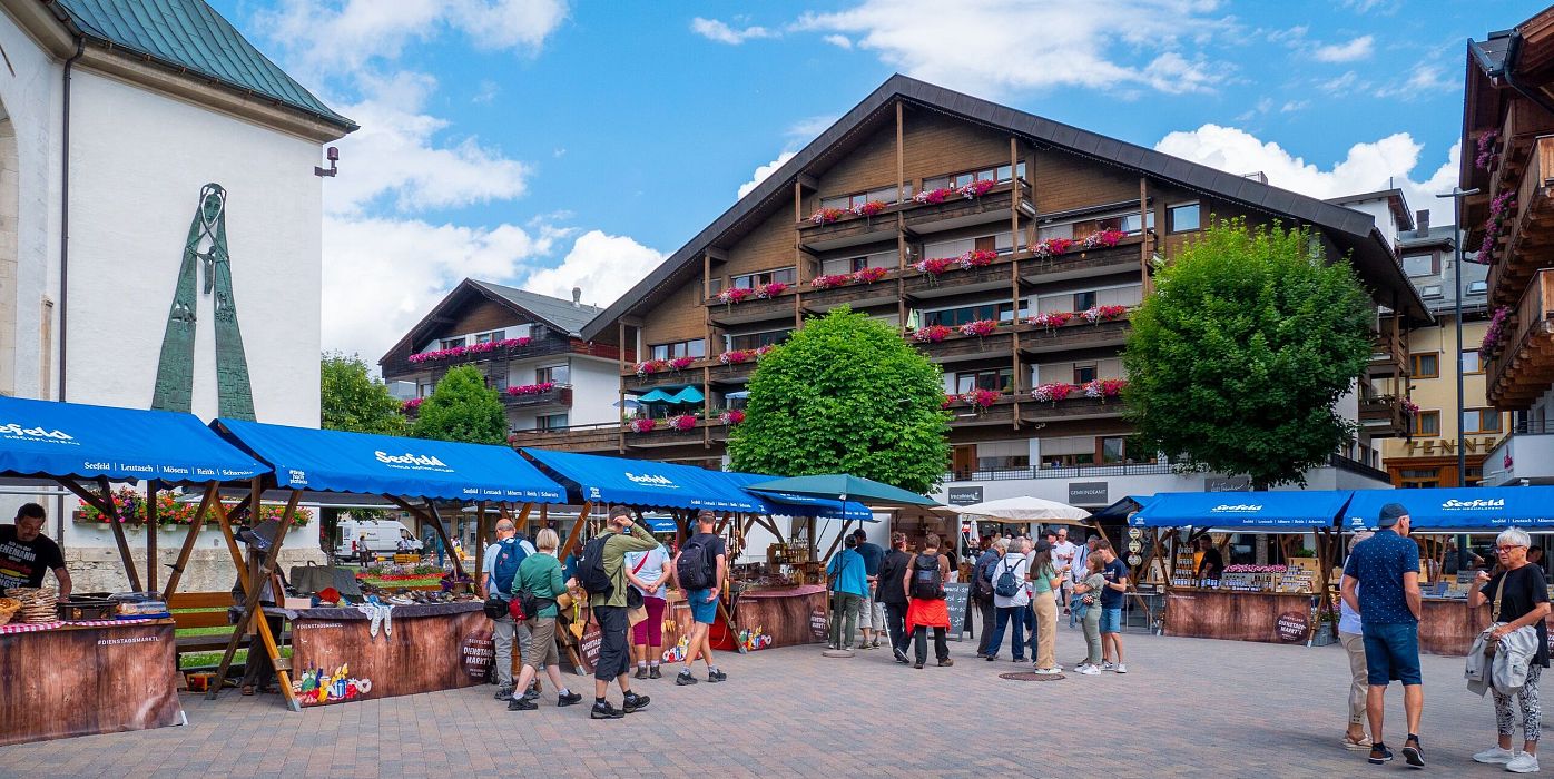 Überblick über den Dienstagsmarkt&#39;l