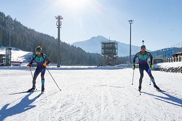 Mexican Biathlon Team - Sprint in der Seefeld Sports Arena
