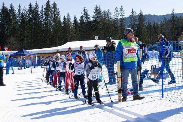 Start Mini-Ganghoferlauf Leutasch