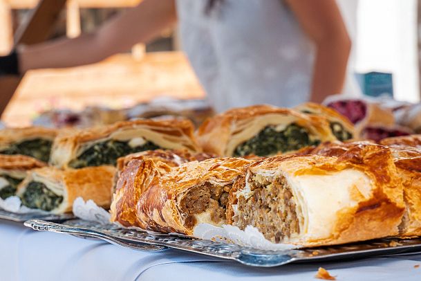 Strudelfest 2023 - Nahaufnahme eines Strudels