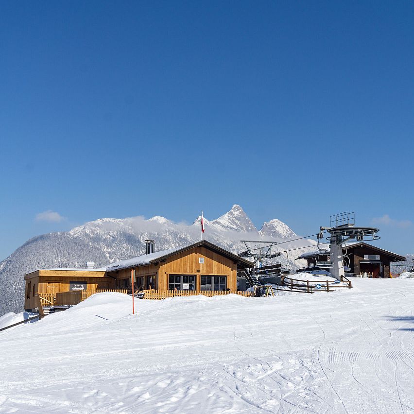 Katzenkopfhütte im Winter - Leutasch