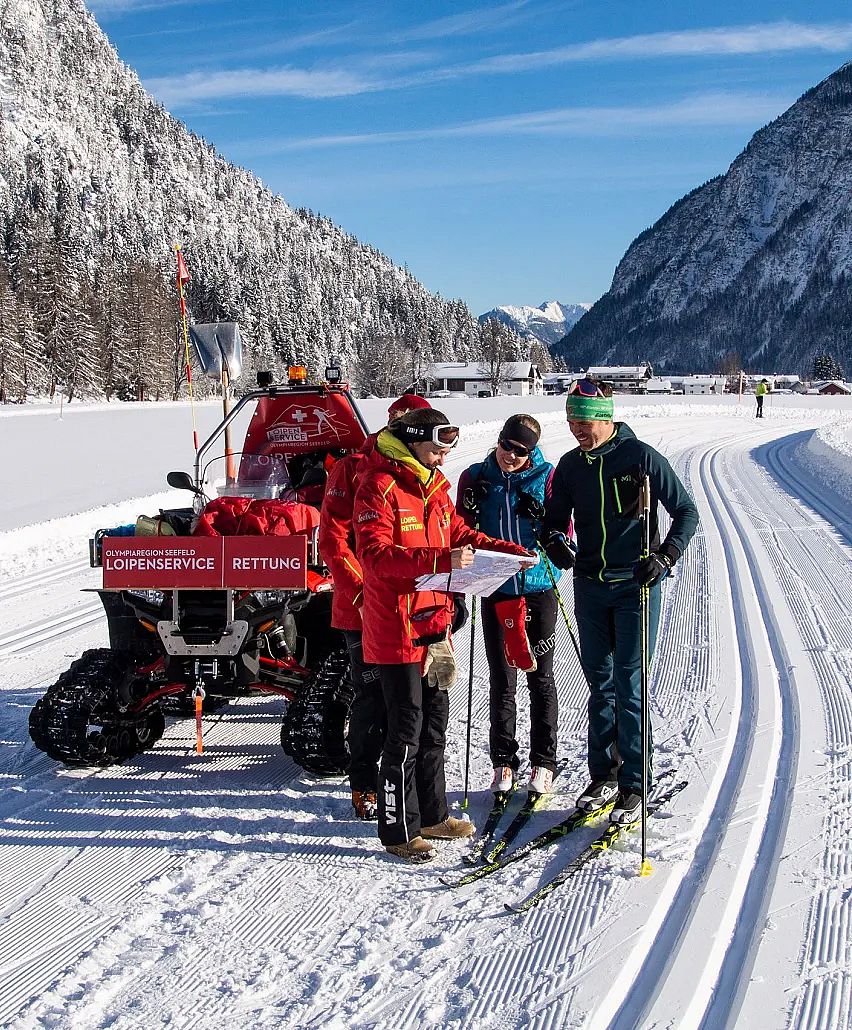 The special service for our cross-country skiers