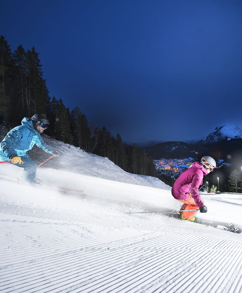 Ein absolutes Skivergnügen am Abend – Rosshütte Seefeld