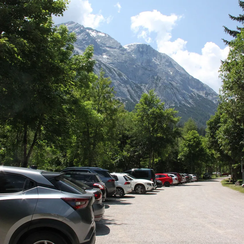Parkplatz Salzbach Gaistal - Leutasch