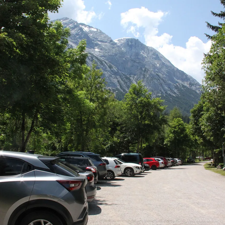 Parkplatz Salzbach Gaistal - Leutasch