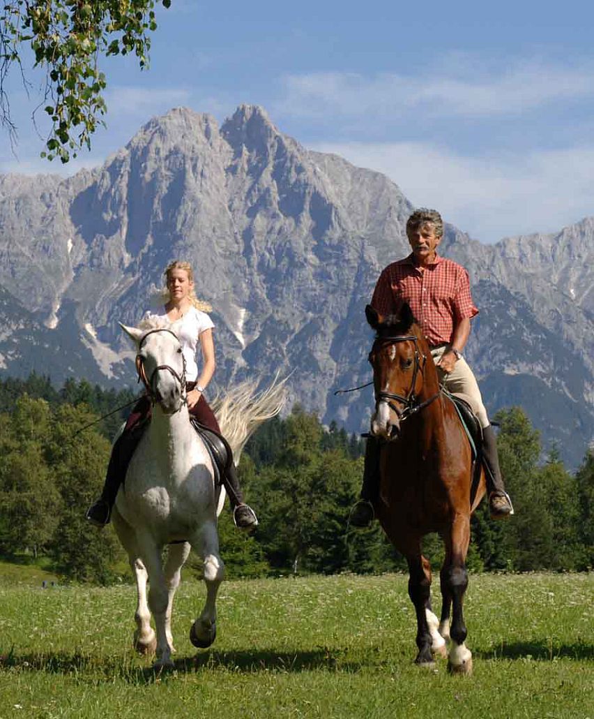 Horse riding in the Region Seefeld