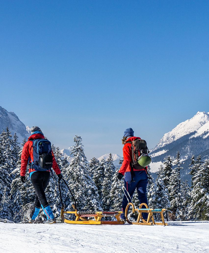 Tobogganing fun for the whole family