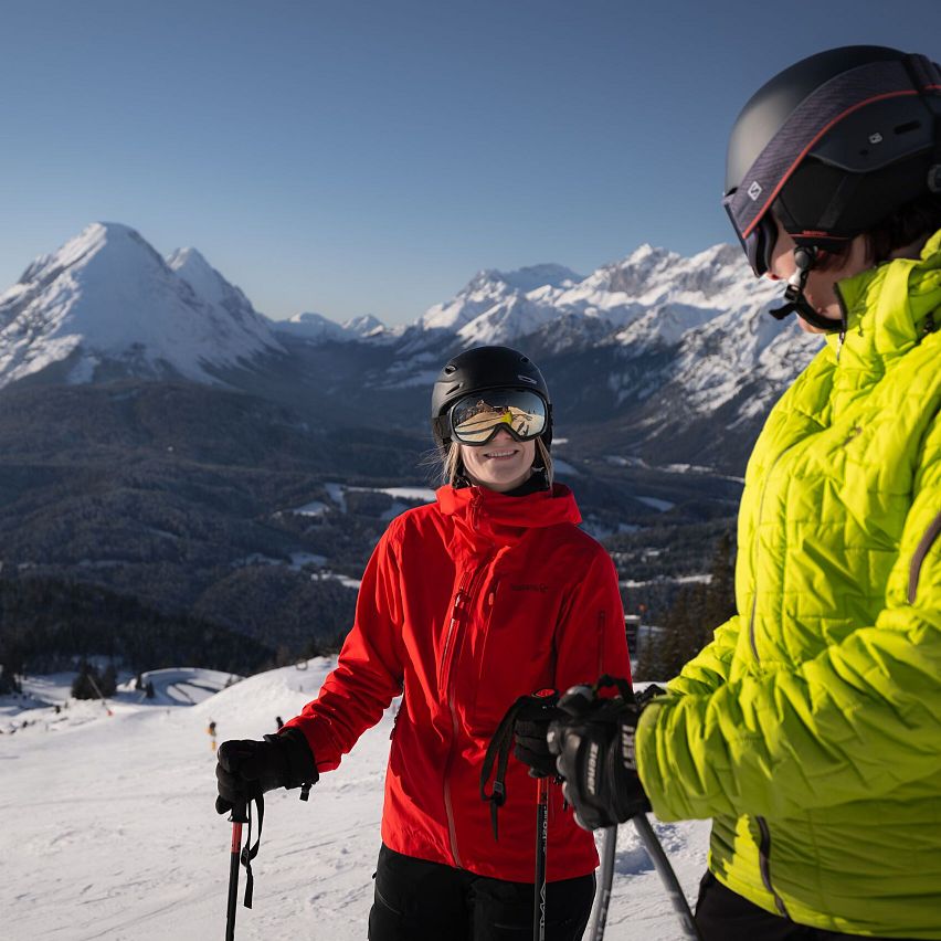 Skiing in the Region Seefeld