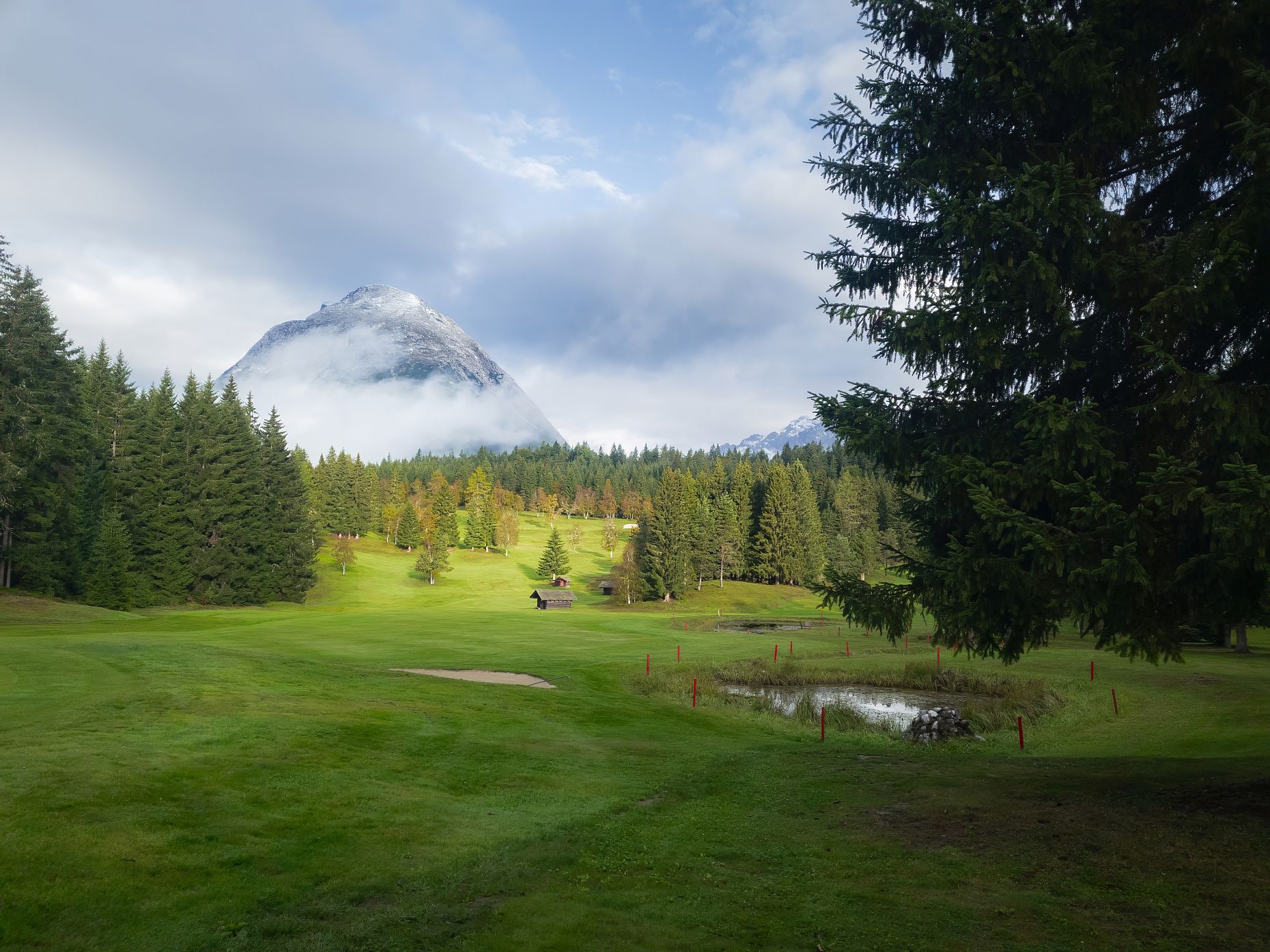 Golfclub Wildmoos im Sommer