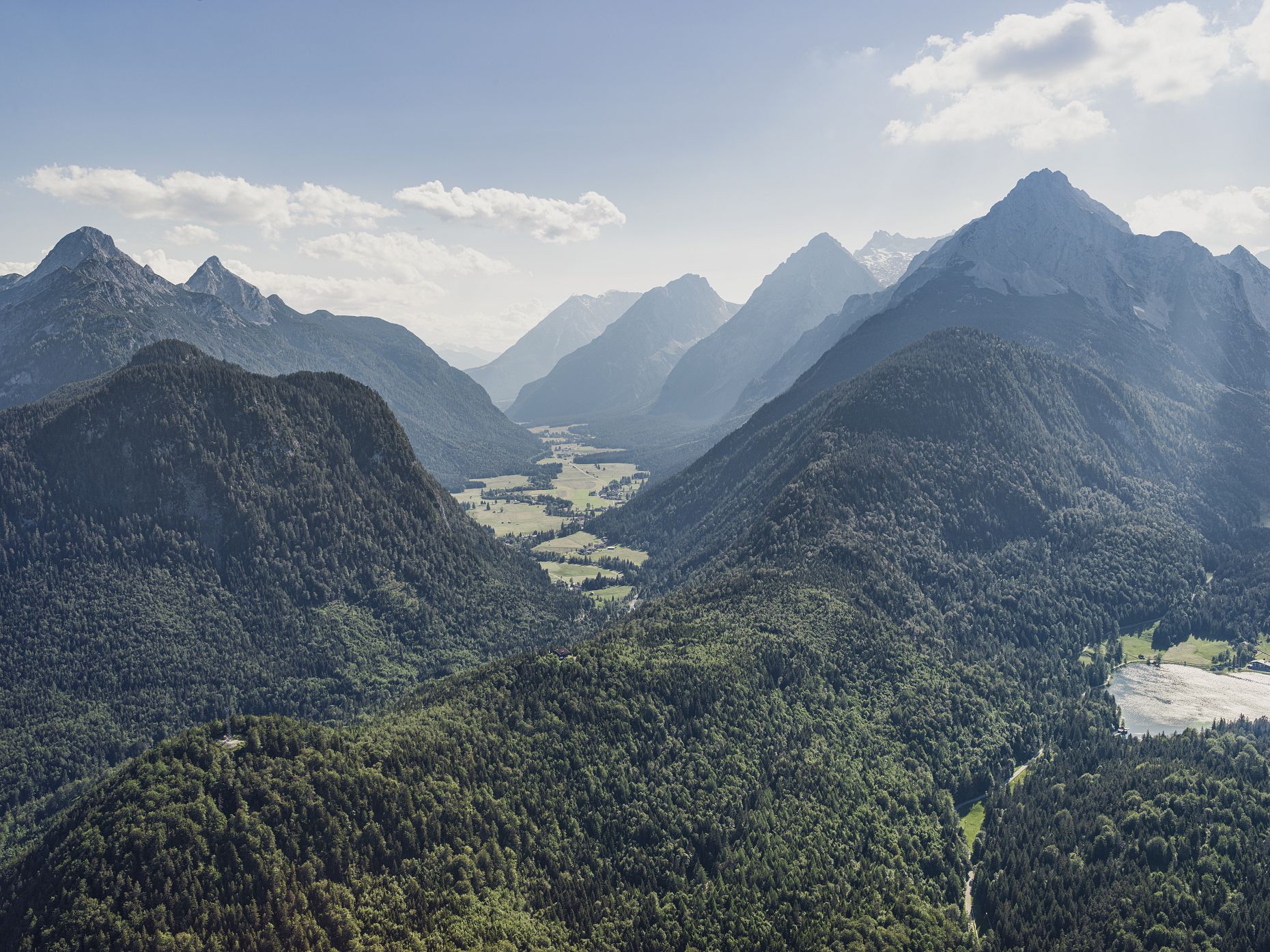 Leutaschtal mit Lautersee - Leutasch