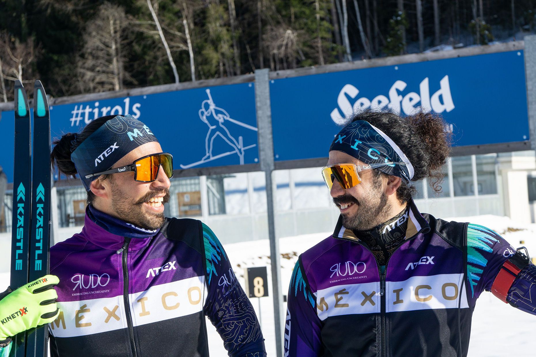 Mexican Biathlon Team - Chris und Raul