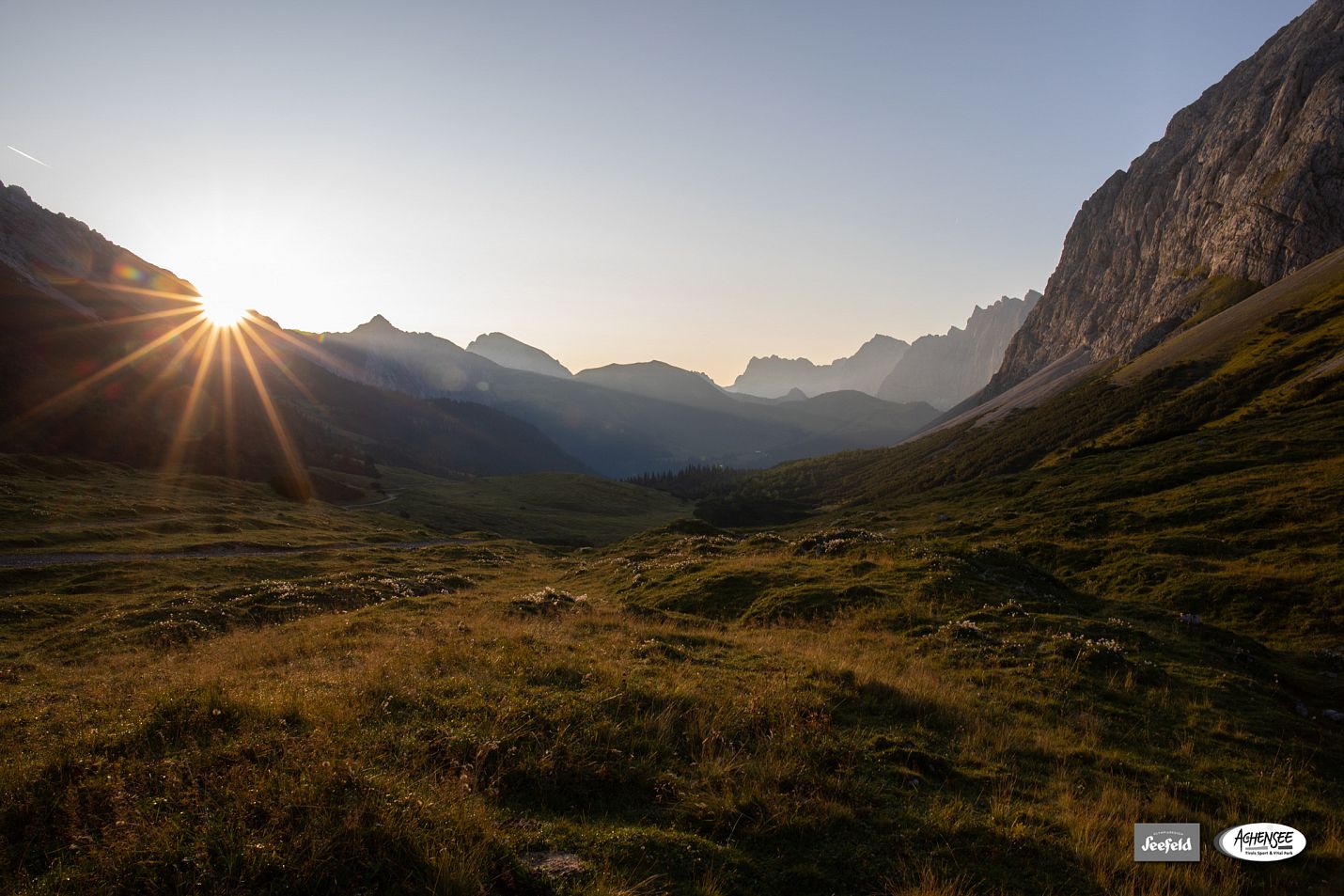 Sonnenaufgang beim Karwendelmarsch