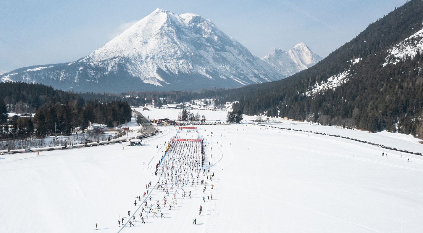 Start vom Ganghoferlauf 2022 - Region Seefeld