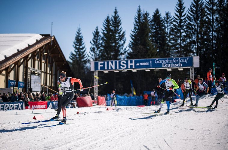 58. Ganghoferlauf Leutasch - Skating-Bewerbe - Battle vor dem Finish (c)Region Seefeld, Sebastian Marko