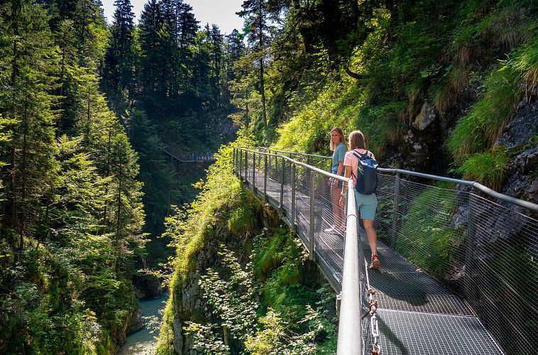 Am Wandern in der Geisterklamm