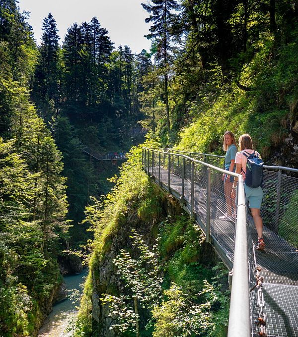 Am Wandern in der Geisterklamm