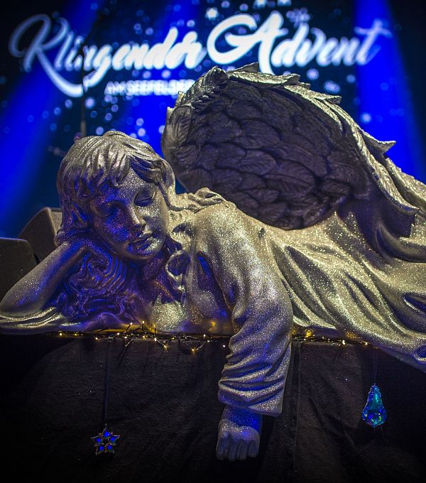 Engelstatue am Klingenden Advent - Seefeld (3)