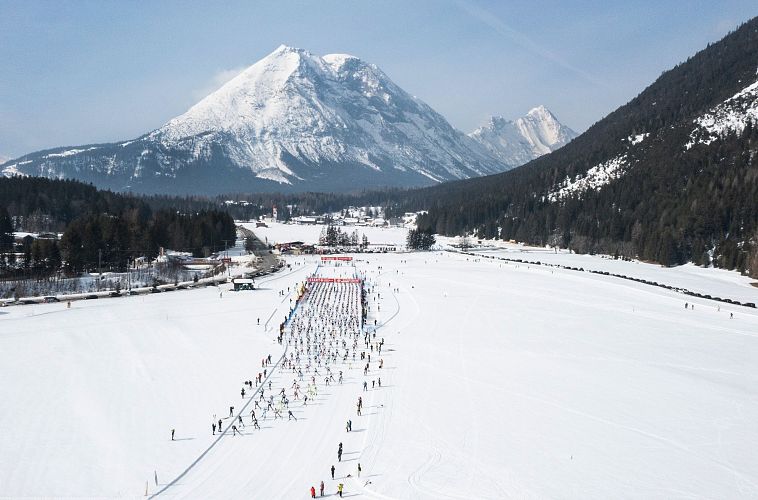 Ganghoferlauf 2022 - Start Skating-Distanz 42km - Leutasch