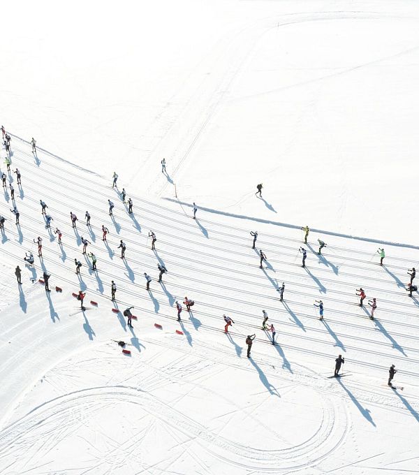 Ganghoferlauf Leutasch 2022 - Start von oben