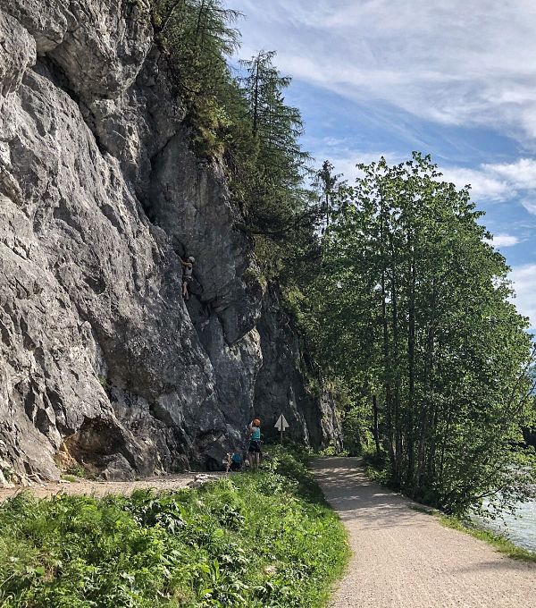 Klettern am Flaemenwandl in Leutasch (2)