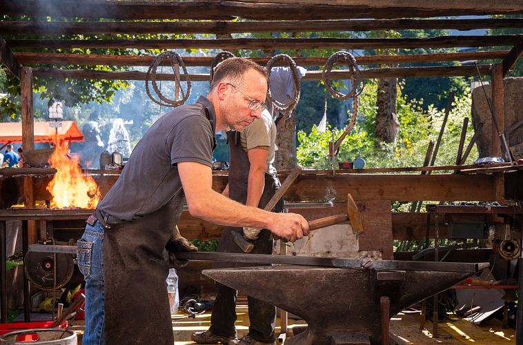 Metallverarbeitung auf dem Handwerksfest
