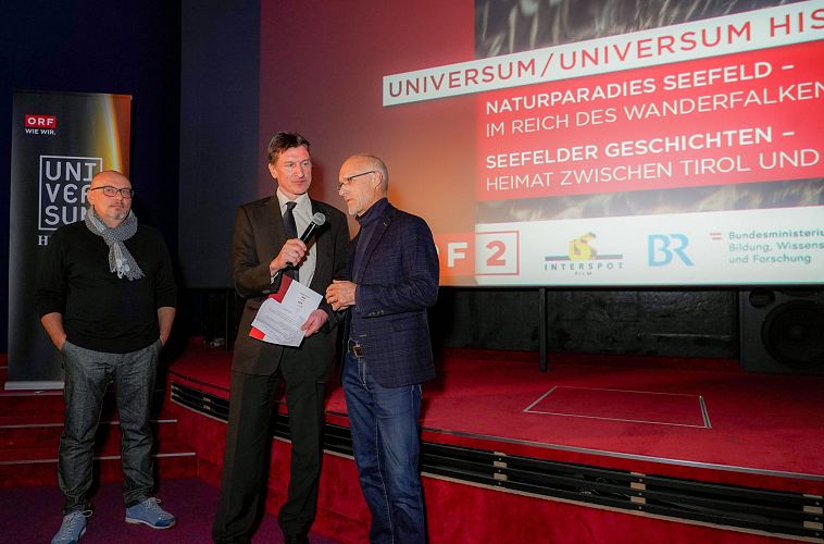 Premiere Universum in Seefeld, ORF-Roman Zach-Kiesling