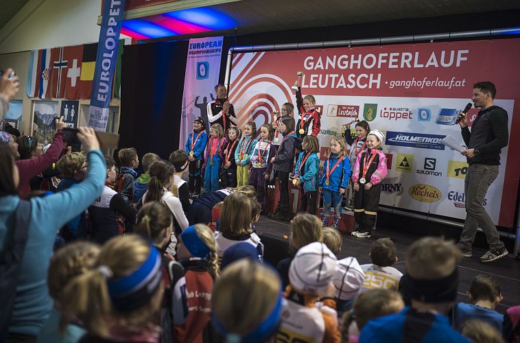 Siegerehrung Mini-Ganghoferlauf