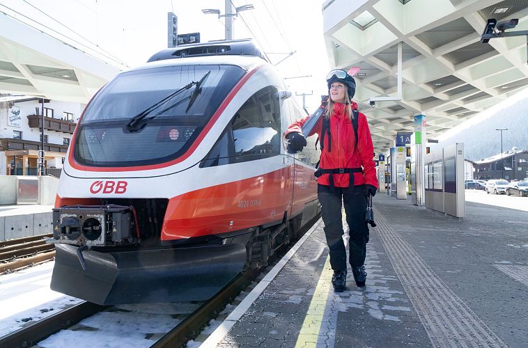 Ski-Mobility in Seefeld - Ankommen am Bahnhof