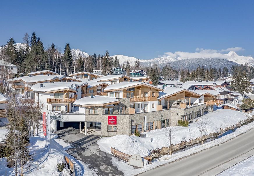 Alpina Chalets - Zufahrt - Eingangsbereich