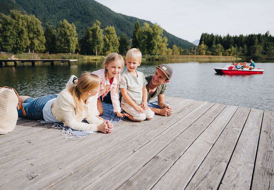 Familienurlaub in der Region Seefeld - Familie am Wildsee in Seefeld (1)