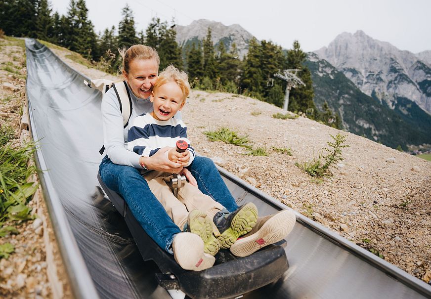 Familienurlaub in der Region Seefeld - Sommerrodelbahn Katzenkopf Leutasch (6)