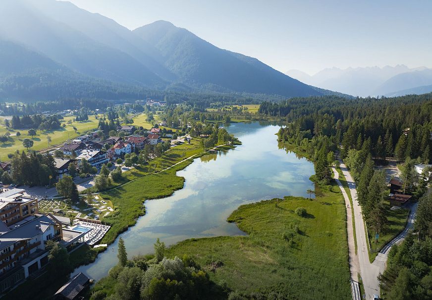 Wildsee im Sommer_Drohnenaufnahme
