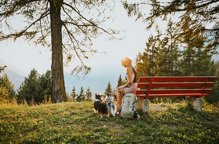 wandern-mit-hund-pause-auf-bank-edit-1