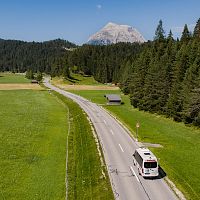 Drohnenaufnahme Busverbindung Scharnitz-Leutasch_4
