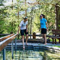 Kneippen nahe der Scharnitzer Alm