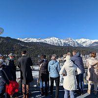 Schanzenfuehrung im Winter - Arena 365 Seefeld